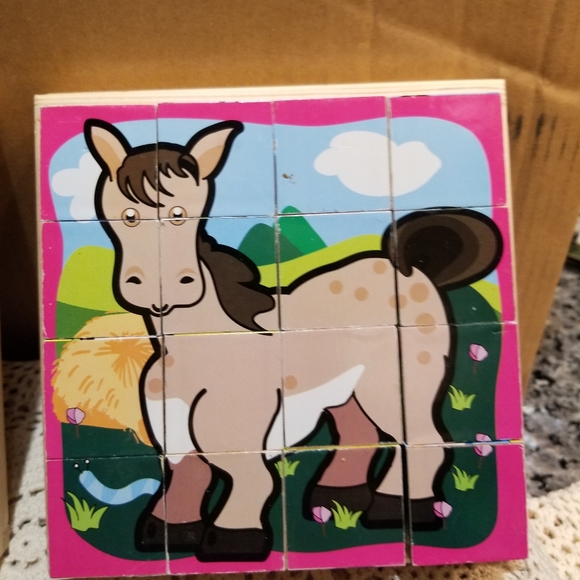 Wood puzzles set of 2 - Picture 4 of 7